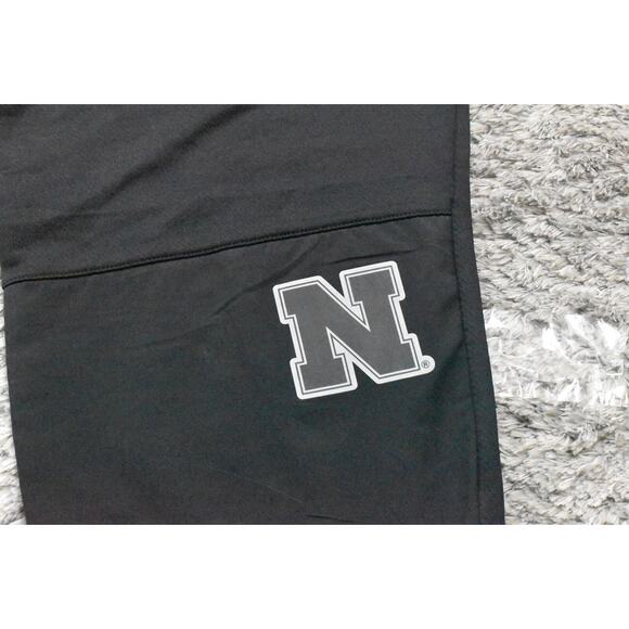 Adidas Men's Black Polyester Skinny Sweatpants 2XL Pull On Solid Gym Lounge - Picture 7 of 12